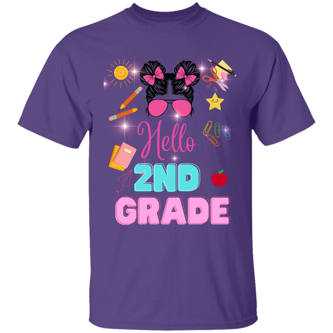 youth Back-to-school graphic tees 100% Cotton T-Shirt