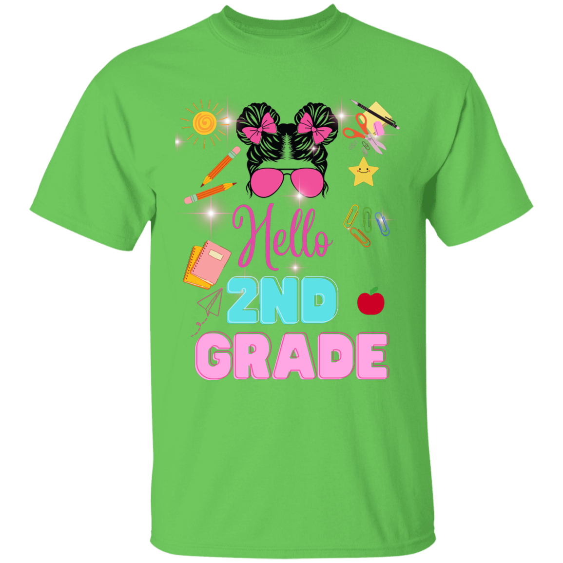 youth Back-to-school graphic tees 100% Cotton T-Shirt