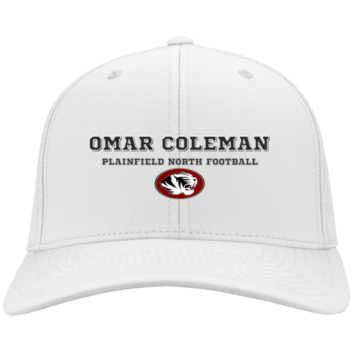 Football Personalized name  Embroidered Twill Cap