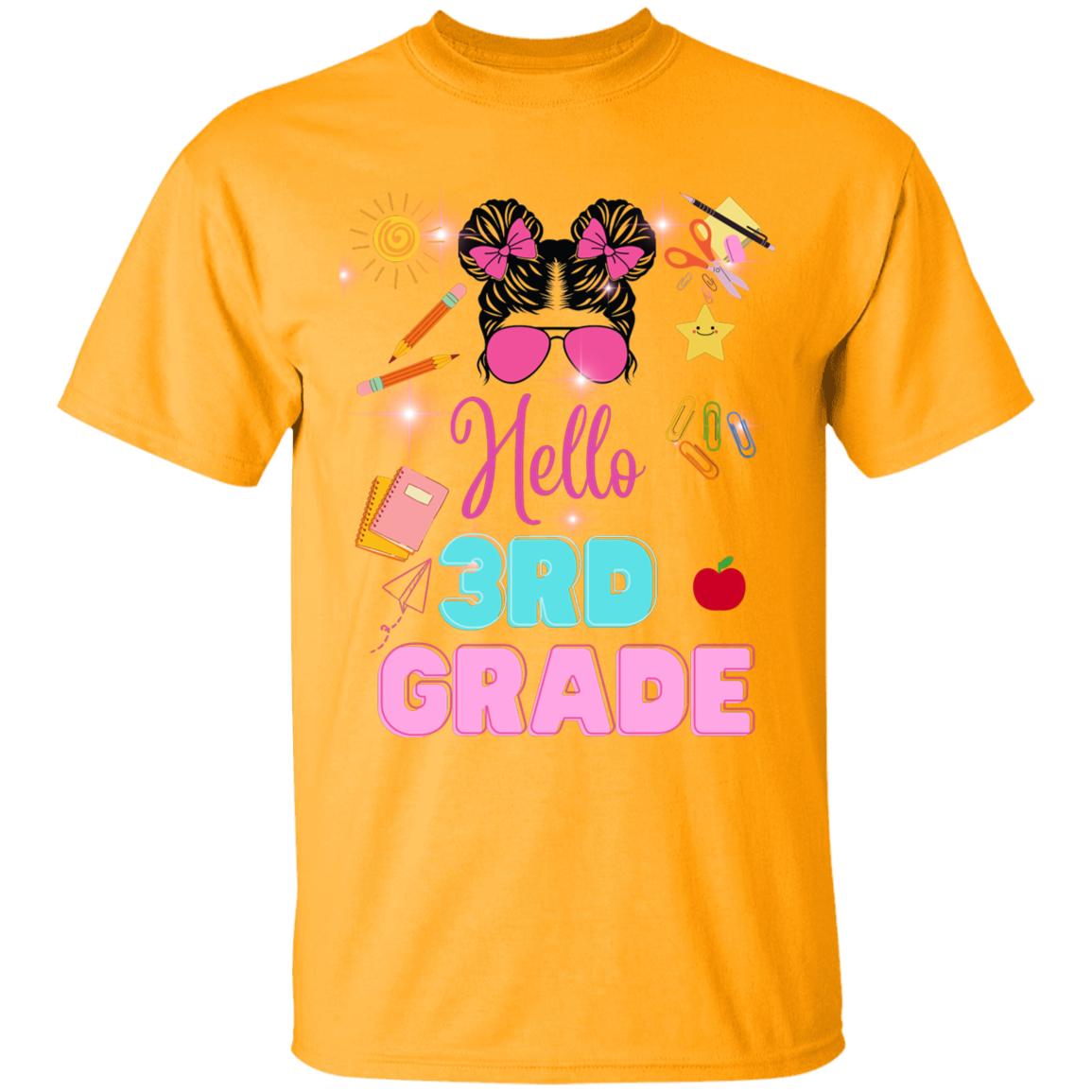 Girls youth Back-to-School T-Shirt Sale: Trendy T-Shirt. Funny back-to-school t-shirts