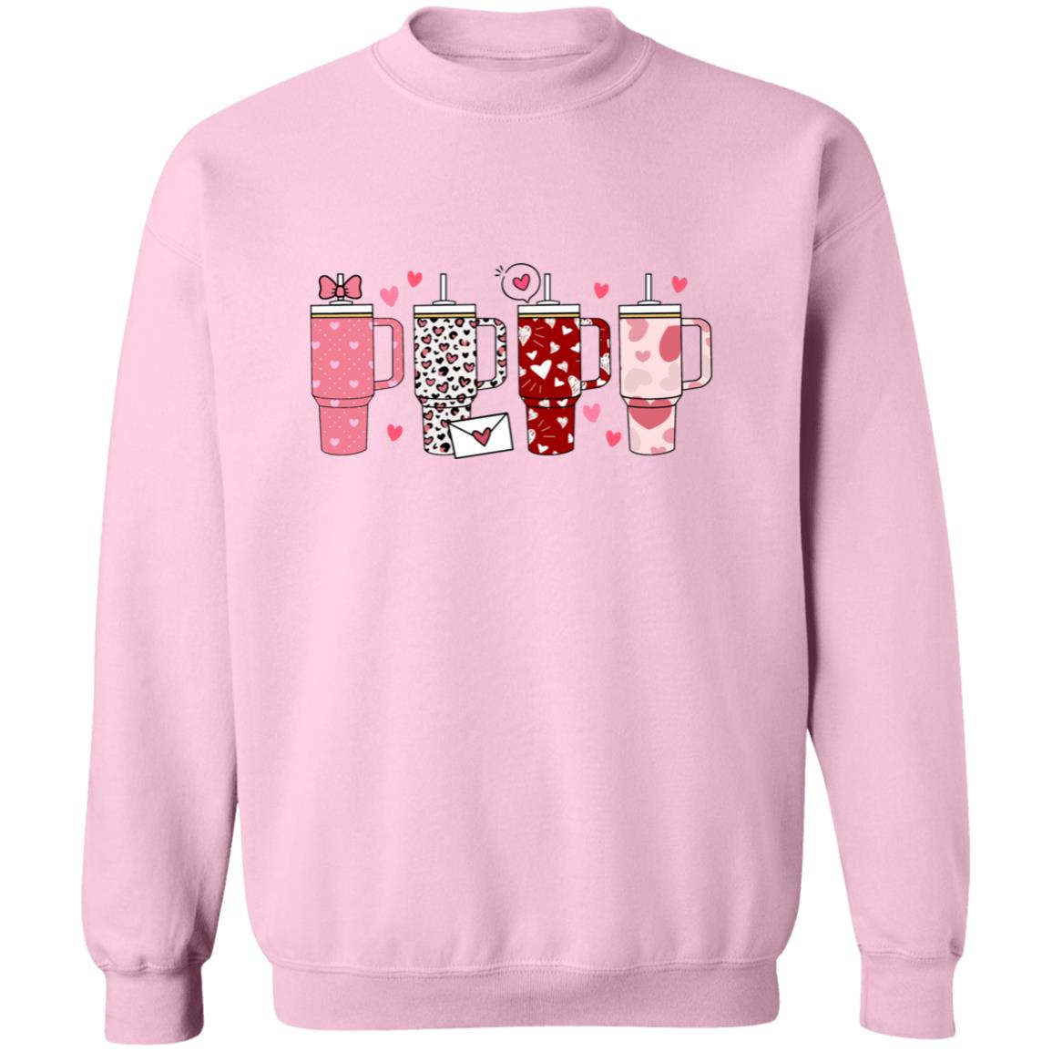 Retro Obsessive Cup Disorder Valentine's Day sweatshirt for women