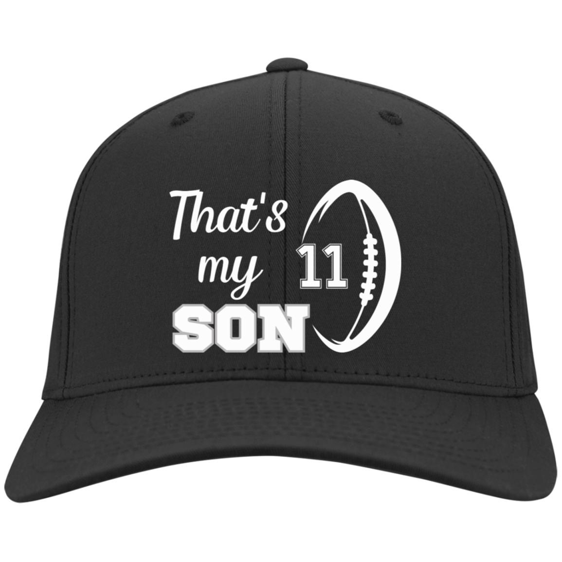 That's my son football hat  Embroidered Twill Cap