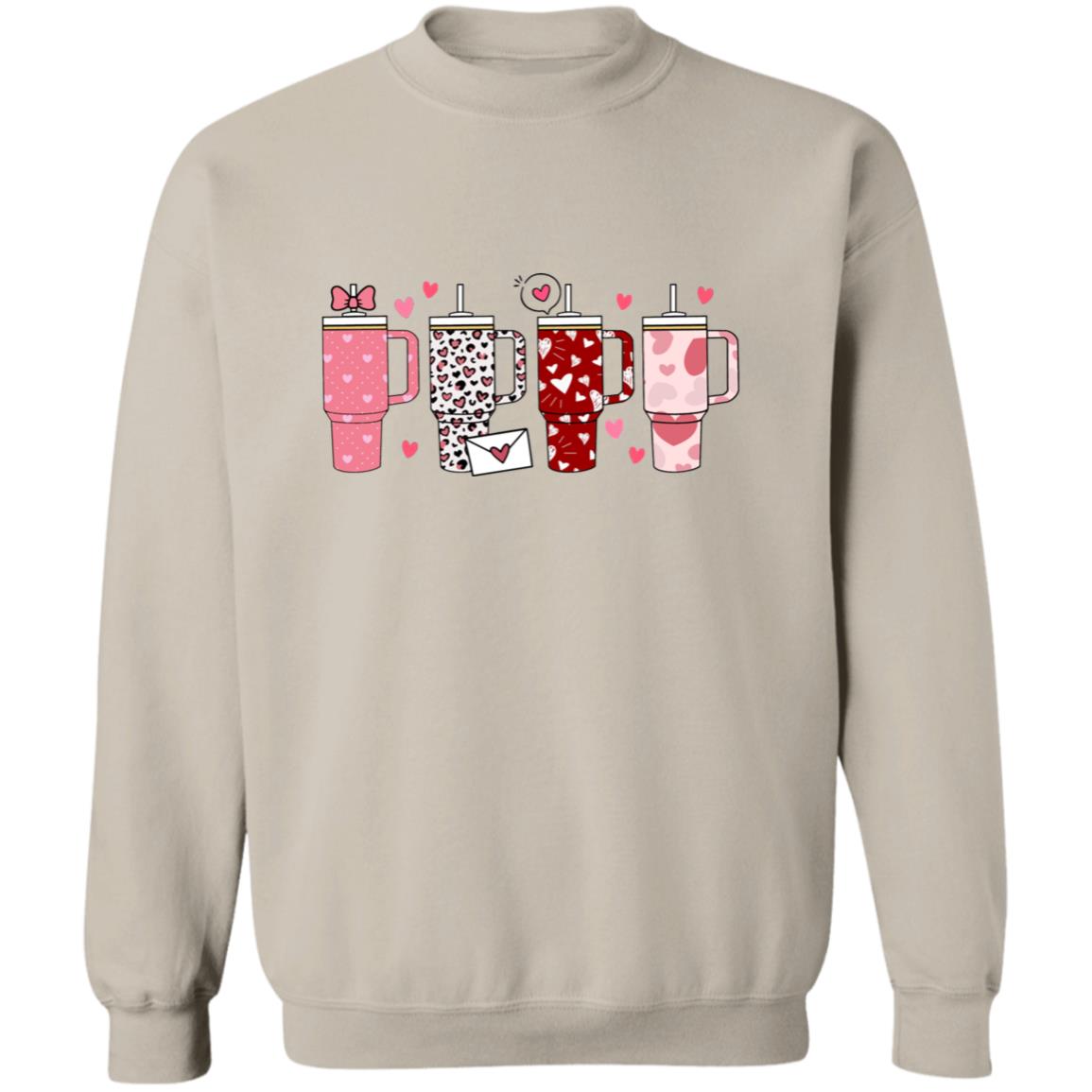 Retro Obsessive Cup Disorder Valentine's Day sweatshirt for women