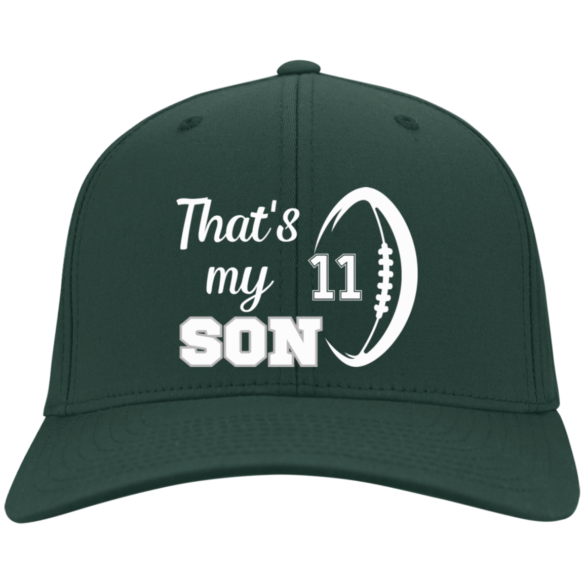 That's my son football hat  Embroidered Twill Cap