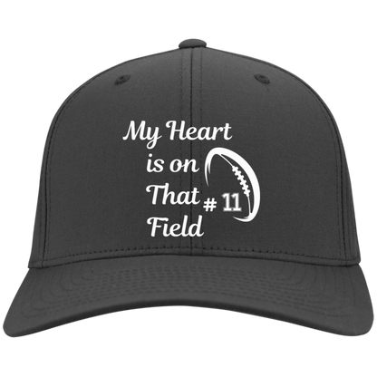 My heart is on that field  Embroidered Twill Cap