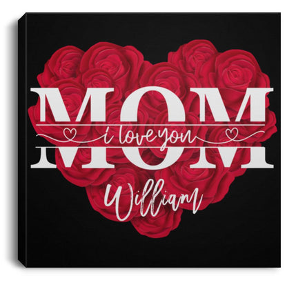 Personalized names  canva wall decor for mom