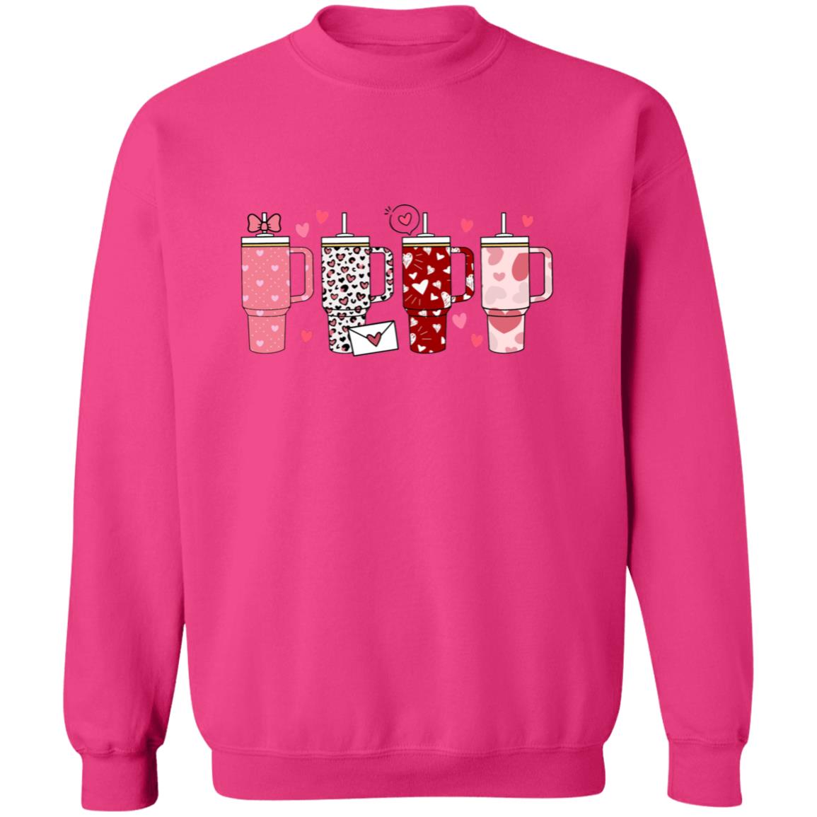 Retro Obsessive Cup Disorder Valentine's Day sweatshirt for women