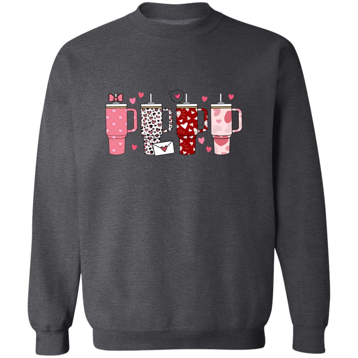 Retro Obsessive Cup Disorder Valentine's Day sweatshirt for women