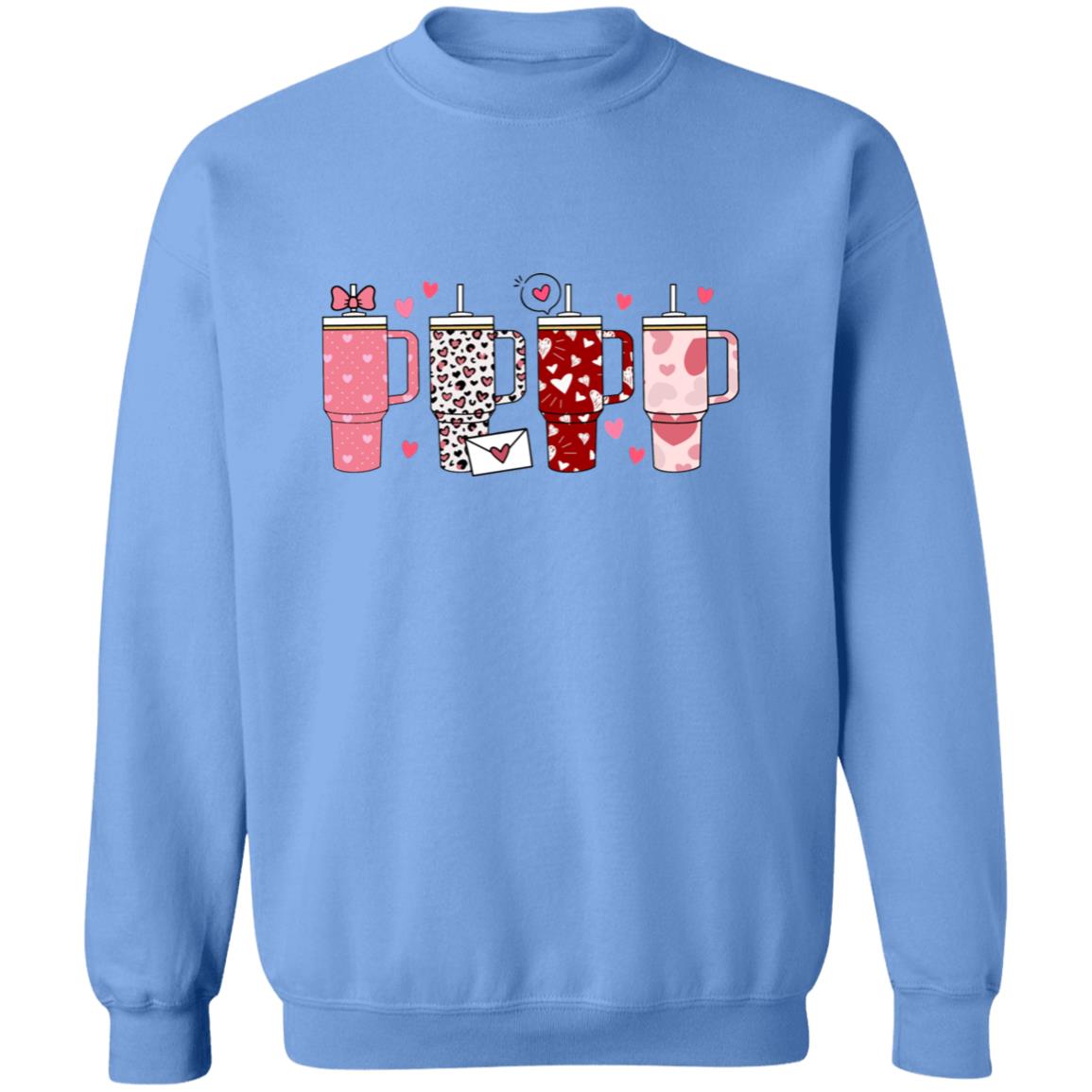 Retro Obsessive Cup Disorder Valentine's Day sweatshirt for women