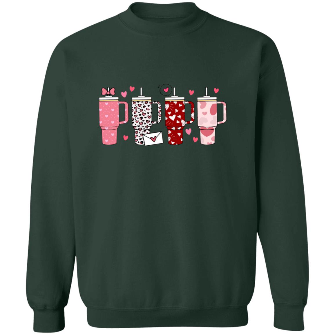 Retro Obsessive Cup Disorder Valentine's Day sweatshirt for women