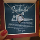 To My Beautiful Soulmate Necklace To My Beautiful Wife Necklace My Future Wife Gift Soulmate Jewelry Forever Love Necklace