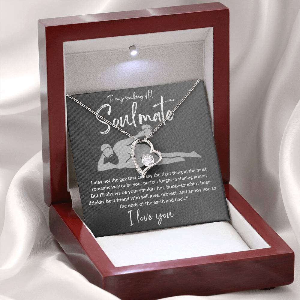 Beautiful Soulmate Necklace To My Beautiful Wife Necklace My Future Wife Gift Soulmate Jewelry Forever Love Necklace