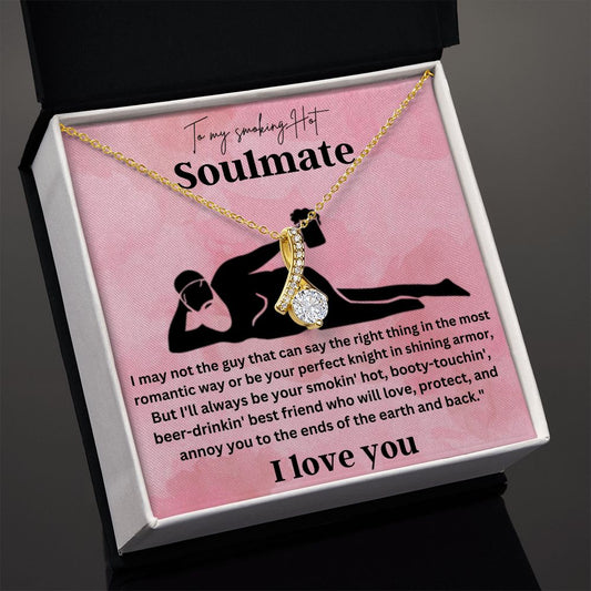 Soulmate Gift Necklace Gift from Husband Boyfriend or partner  Anniversary birthday or engagement giftft