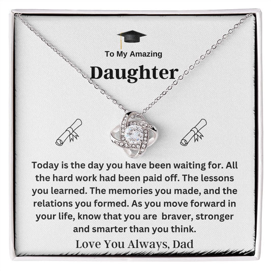 College graduation necklace, Grad gift, Grad gifts for her, Grad gifts for girls, Graduation necklace gift, Graduation necklace for daughter