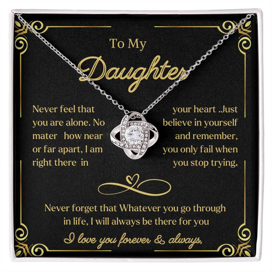 To My Daughter Necklace Gift for Daughter from Dad  mom Daughter Father Necklace