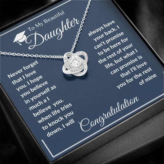 Daughter Graduation Gift necklace from Mom or Dad