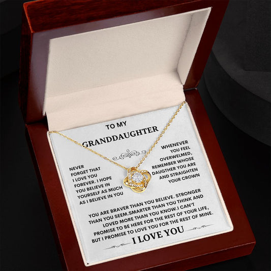 Sentimental unique Granddaughter necklace from grandma grandpa grandparents birthday gift graduation Christmas