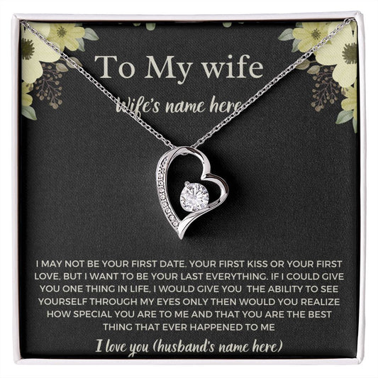 To My Soulmate Necklace, Christmas Gifts For Wife Valentine Gift For Wife