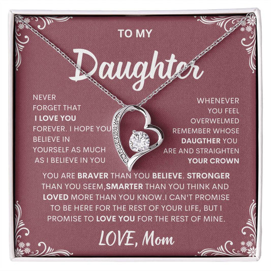 Daughter Necklace Gift from Mom ,best birthday ,christmas gift from mom