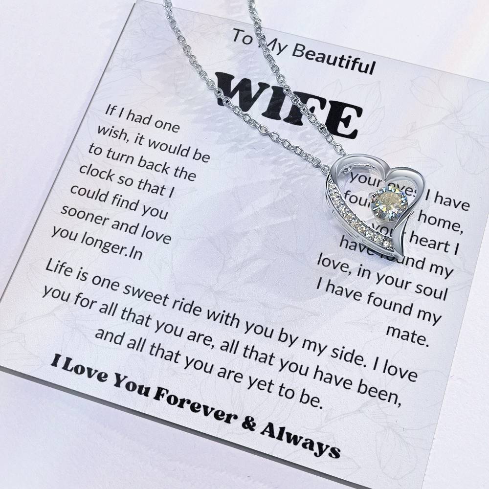 To My wife gift necklace from husban,partner ,/birthday gift from husband