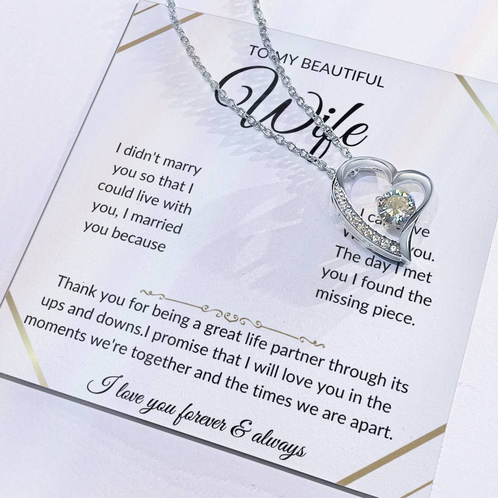 Wife neclace.Beautifyl gift for her.Gift idea for her