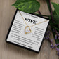 To My wife gift necklace from husban,partner ,/birthday gift from husband