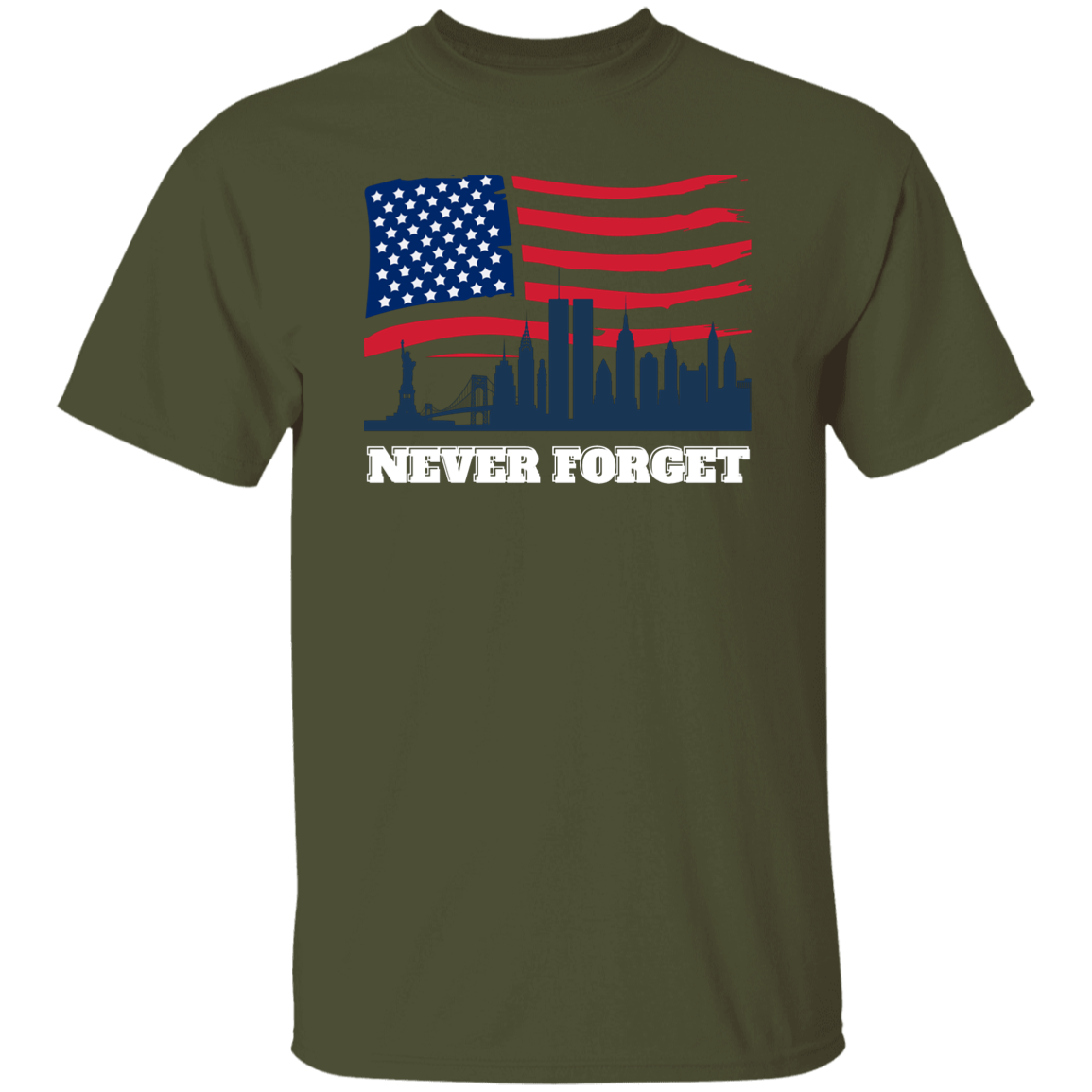 NEVER FORGET UNISEX PATRIOT T-Shirt