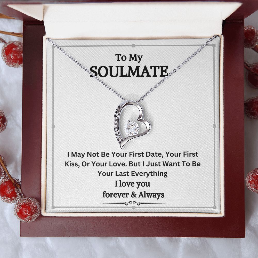 to my soulmate Forever Love Necklace  Gift for her.