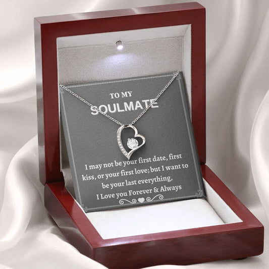 To My soulmate Necklace for your Wife, Girlfriend