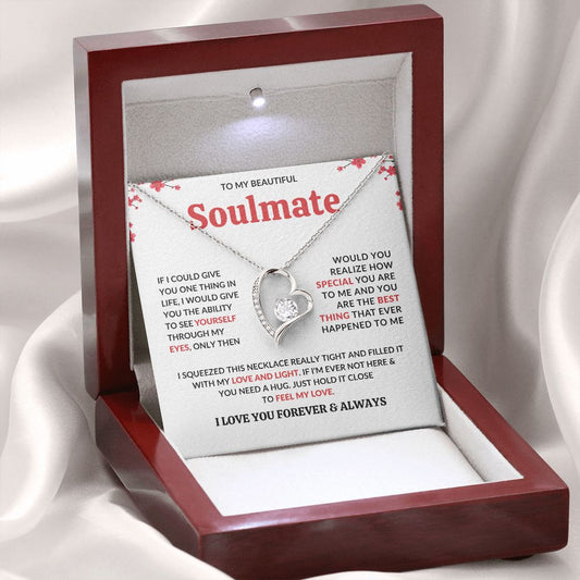To my soulmate Valentine's necklace gift