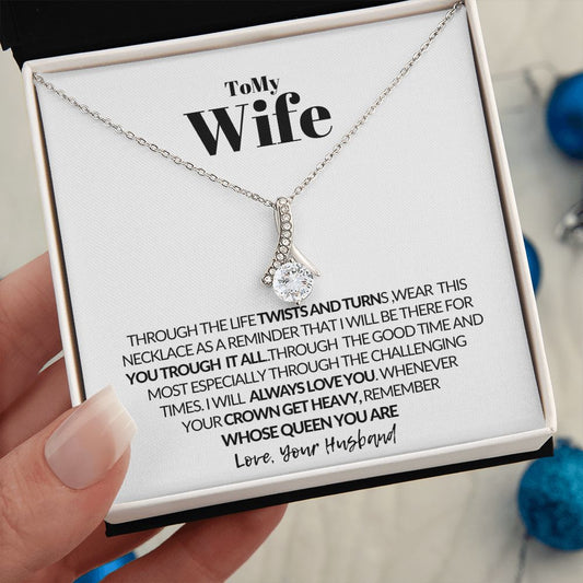 To My wife alluring Beauty Necklace From Husband
