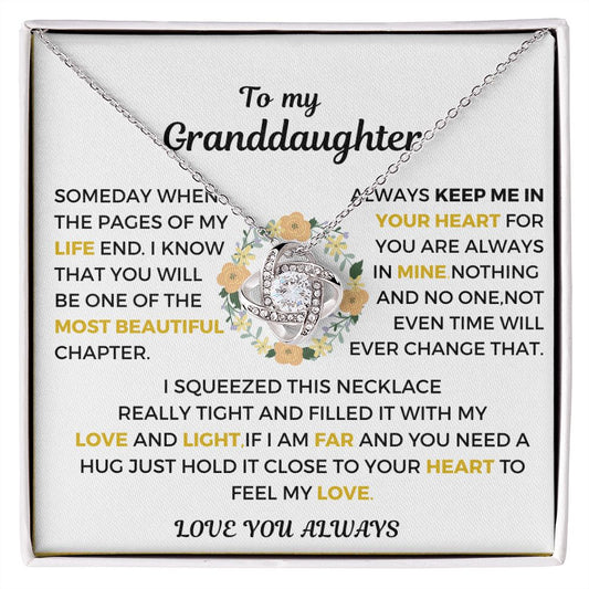Granddaughter Graduation Necklace Gift from Grandpa or grandma Birthday gift