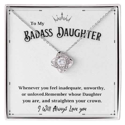 Badass Daughter Gift  Necklace