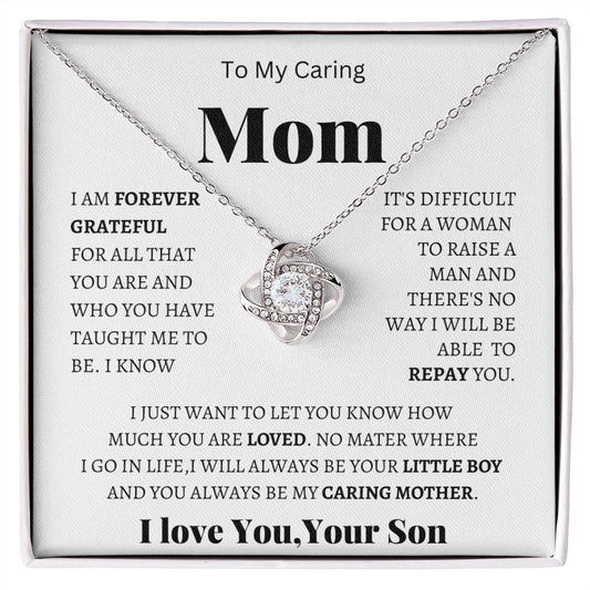 To My mom Mother's Day  Necklace Gift from son