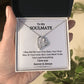 to my soulmate Forever Love Necklace  Gift for her.