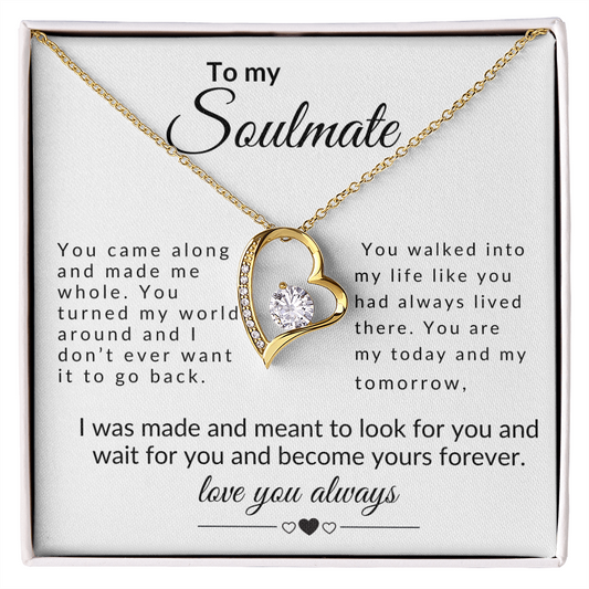 Forever Love Necklace For  wife, girlfriend or soulmate.