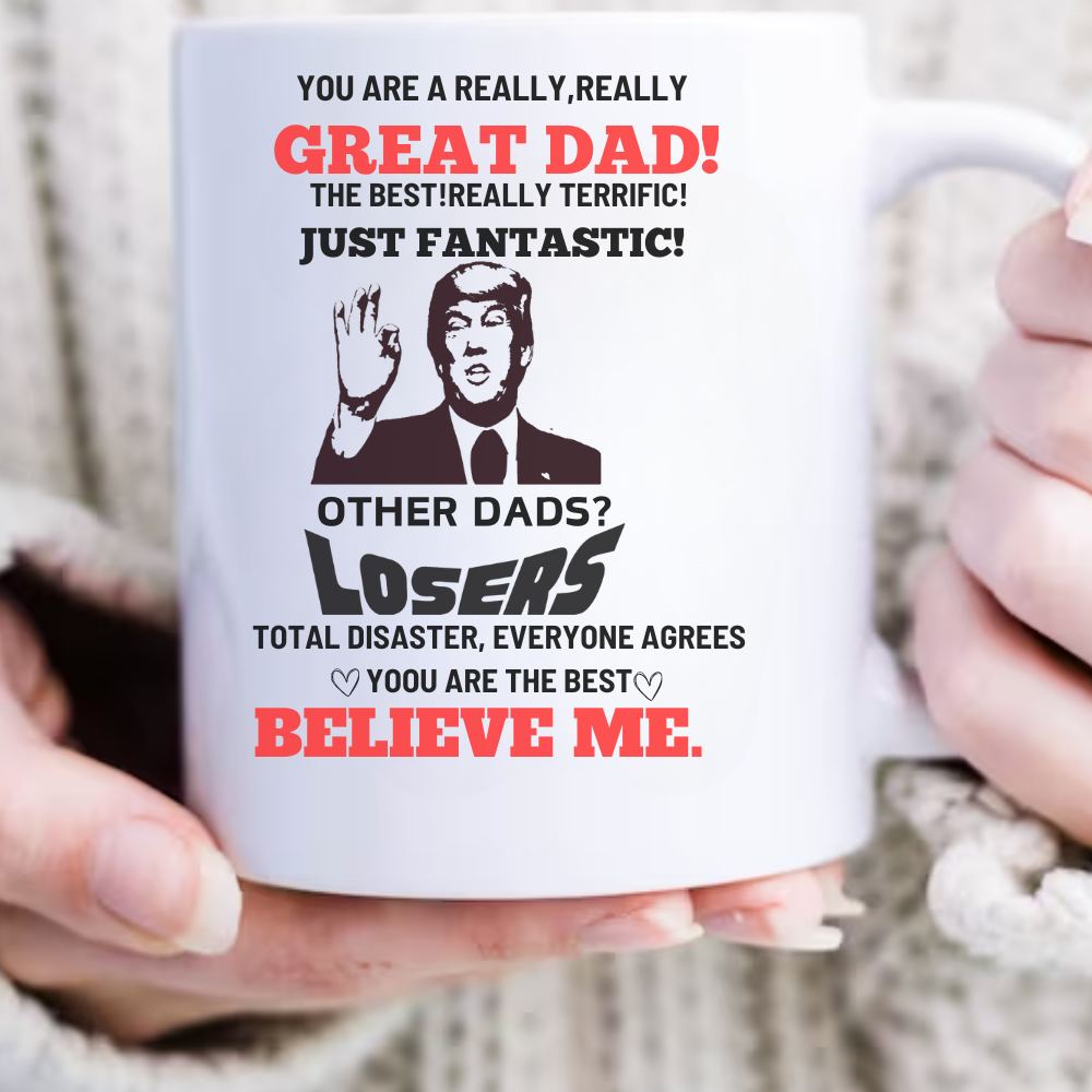 BEST  MOM  AND DAD EVER FUNNY DOUBLE SIDED  MUG