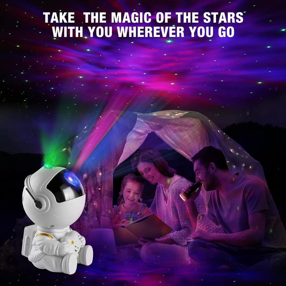 Astronaut Galaxy Light Projector, Space Buddy Projector Night Light for Bedroom with Remote Control and Timer, Astro Alan Star Ceiling Projector for Kids Adults