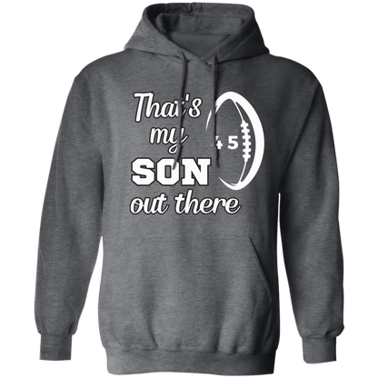 Personalized Jersey number  Unisex Football mom and dad game day wear Pullover Hoodie