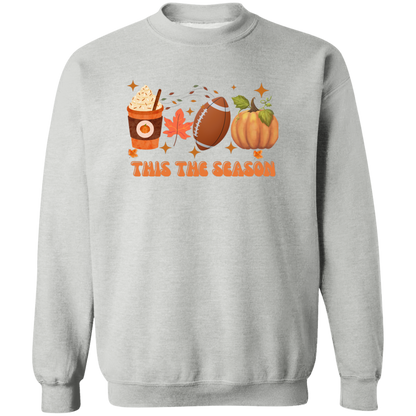 Halloween Fall Football season  Pullover Hoodie for men and women