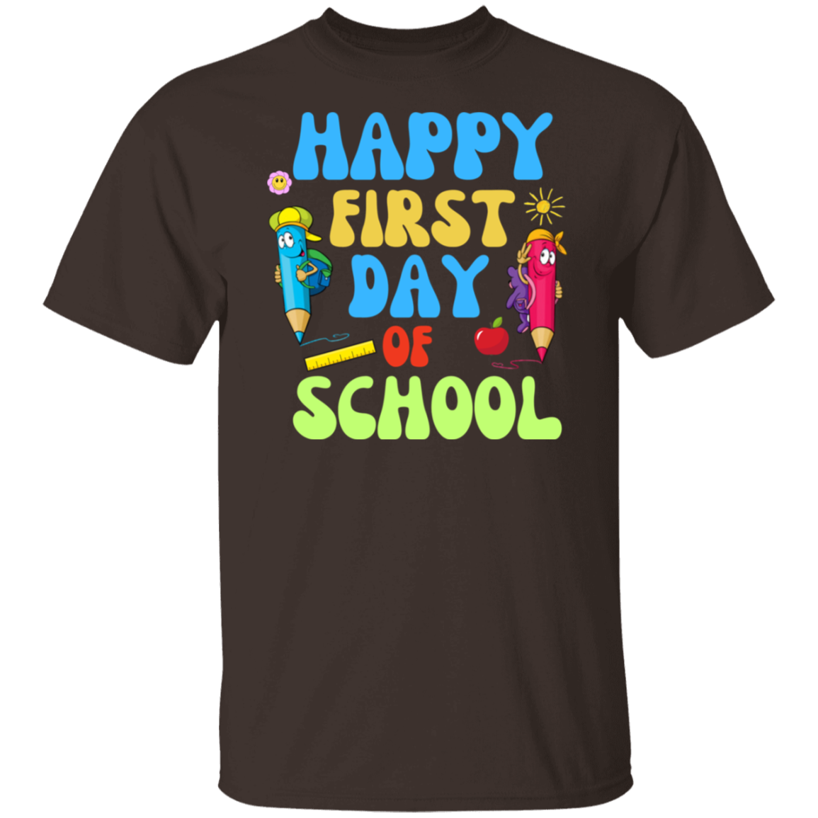 Happy First Day of School back to school t*shirt for boys and girlsT-Shirt