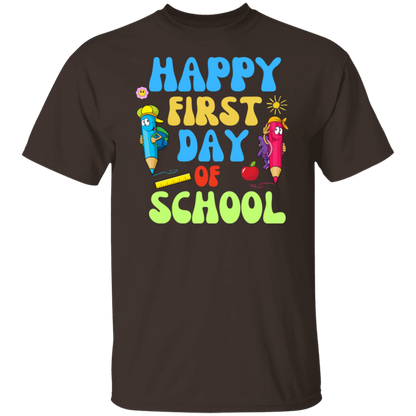 Happy First Day of School back to school t*shirt for boys and girlsT-Shirt