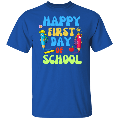 Happy First Day of School back to school t*shirt for boys and girlsT-Shirt