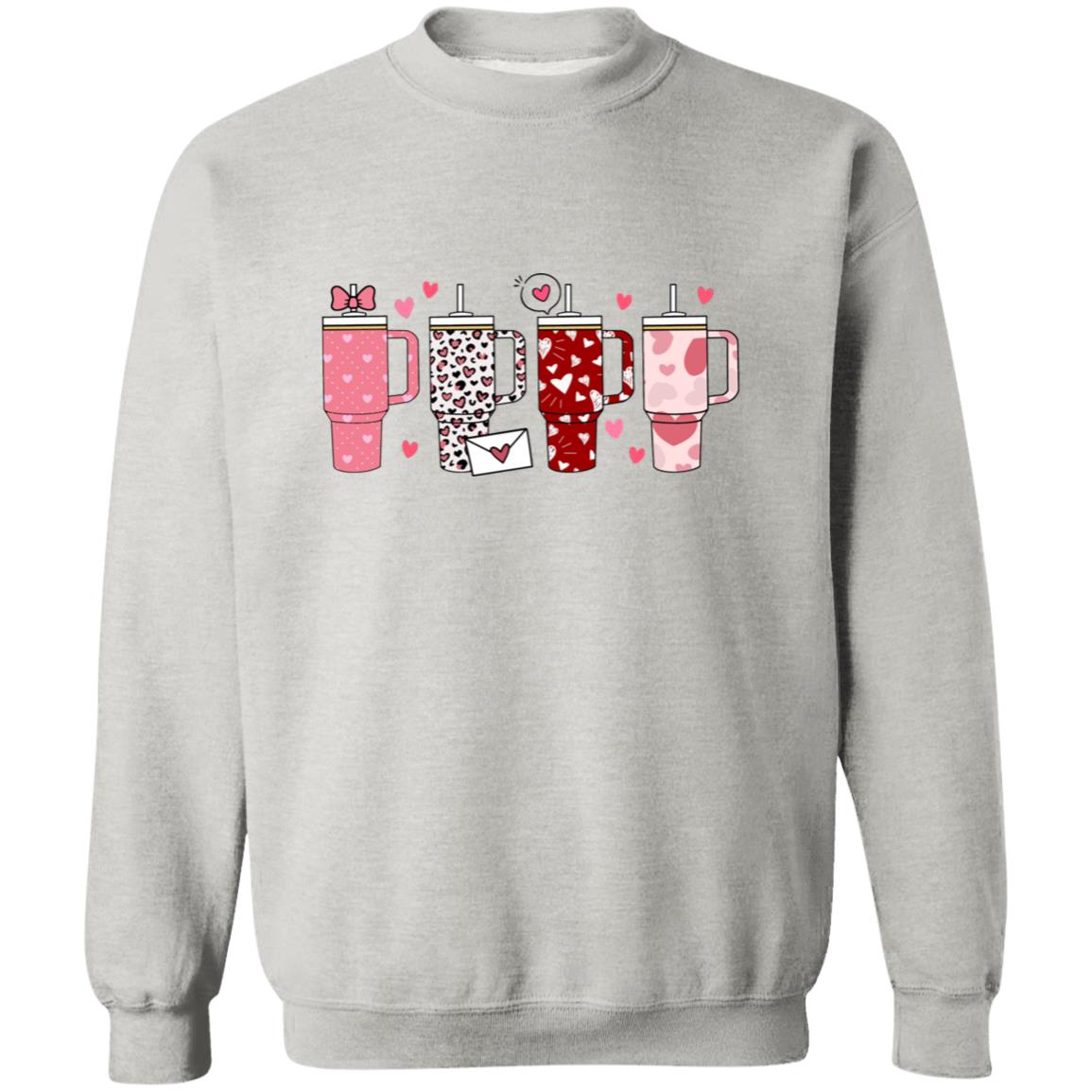 Retro Obsessive Cup Disorder Valentine's Day Sweatshirt Crewneck Pullover Sweatshirt