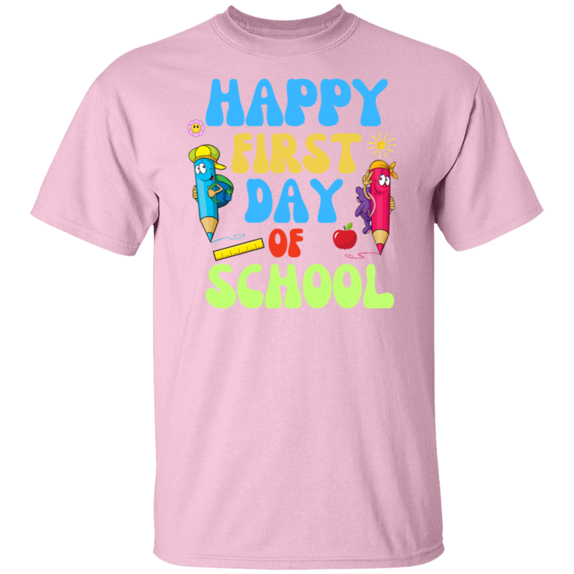 Happy First Day of School back to school t*shirt for boys and girlsT-Shirt