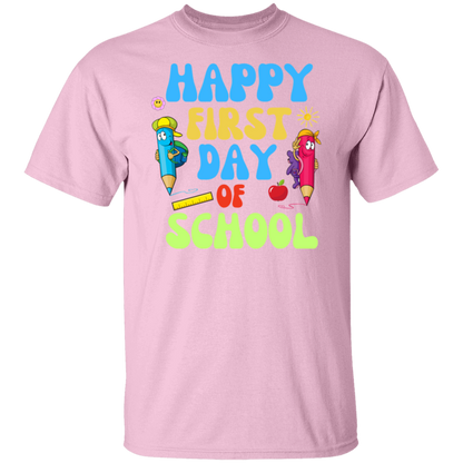 Happy First Day of School back to school t*shirt for boys and girlsT-Shirt