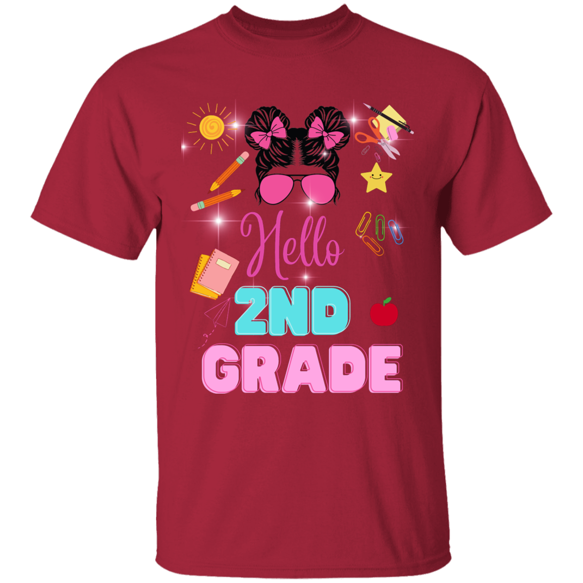 youth Back-to-school graphic tees 100% Cotton T-Shirt