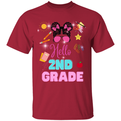 youth Back-to-school graphic tees 100% Cotton T-Shirt