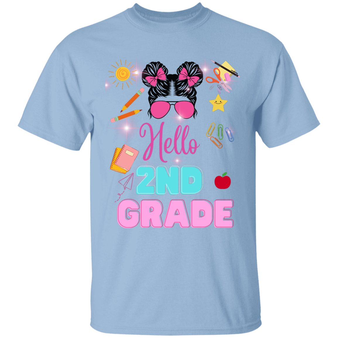 youth Back-to-school graphic tees 100% Cotton T-Shirt