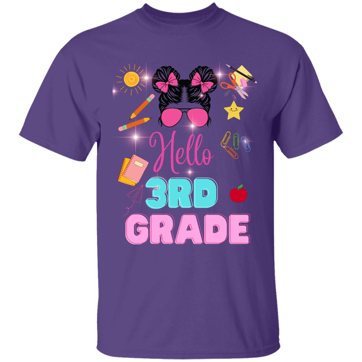 Girls youth Back-to-School T-Shirt Sale: Trendy T-Shirt. Funny back-to-school t-shirts